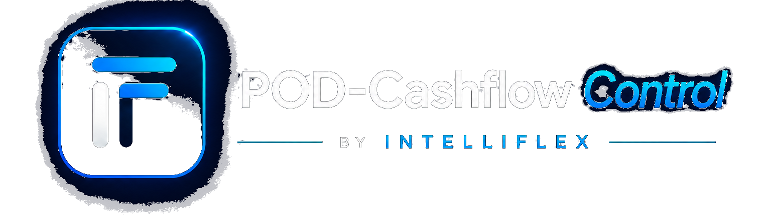 POD-Cashflow Control by Intelliflex Logo
